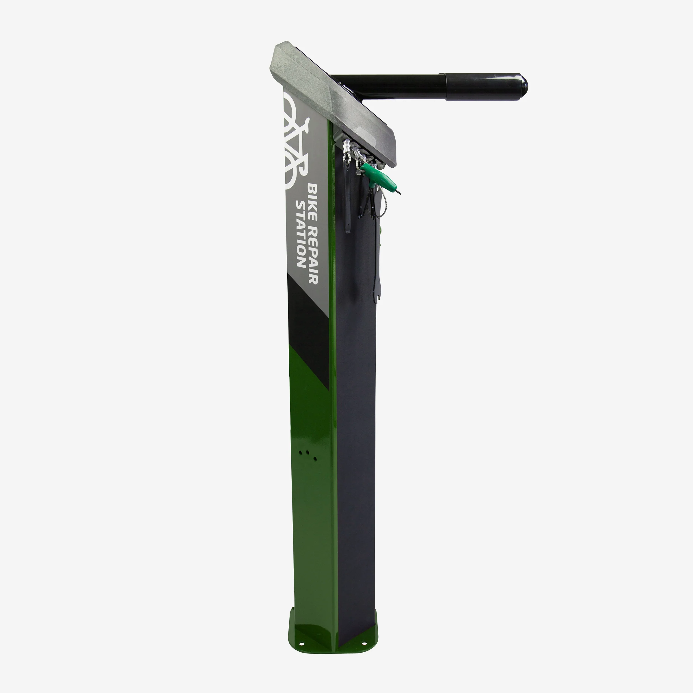 DELUXE PUBLIC WORK STAND, GREEN