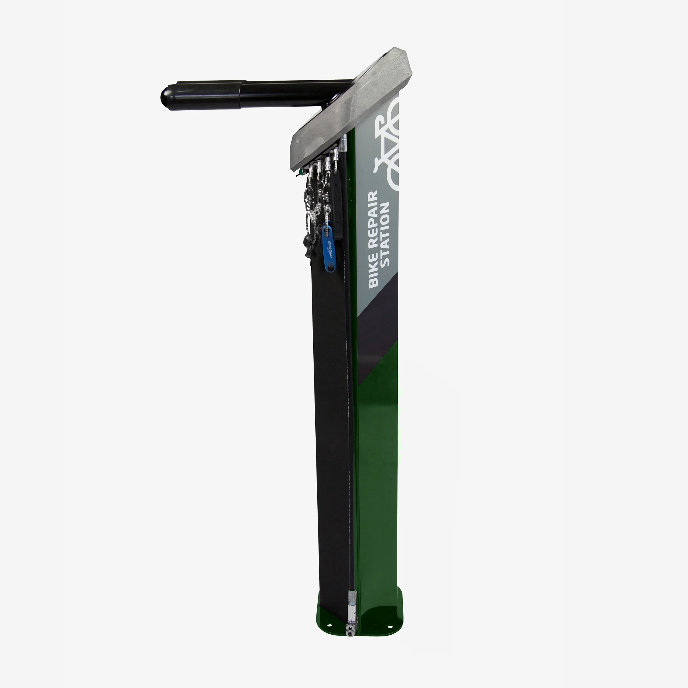 DELUXE PUBLIC WORK STAND, GREEN