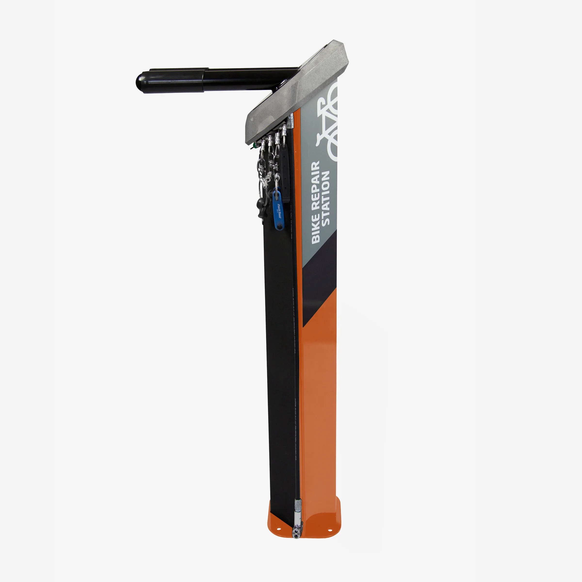 DELUXE PUBLIC WORK STAND, ORANGE