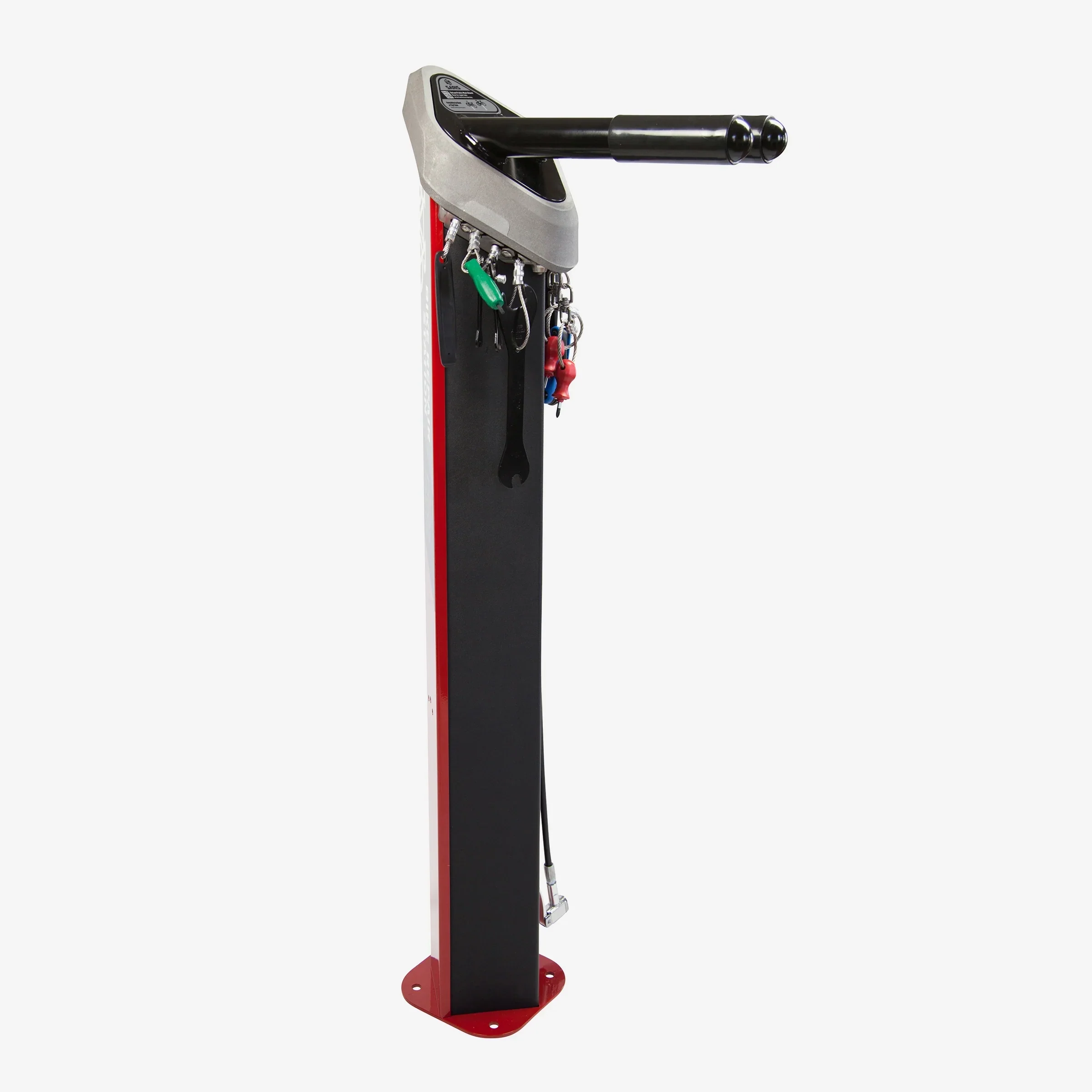 DELUXE PUBLIC WORK STAND, RED
