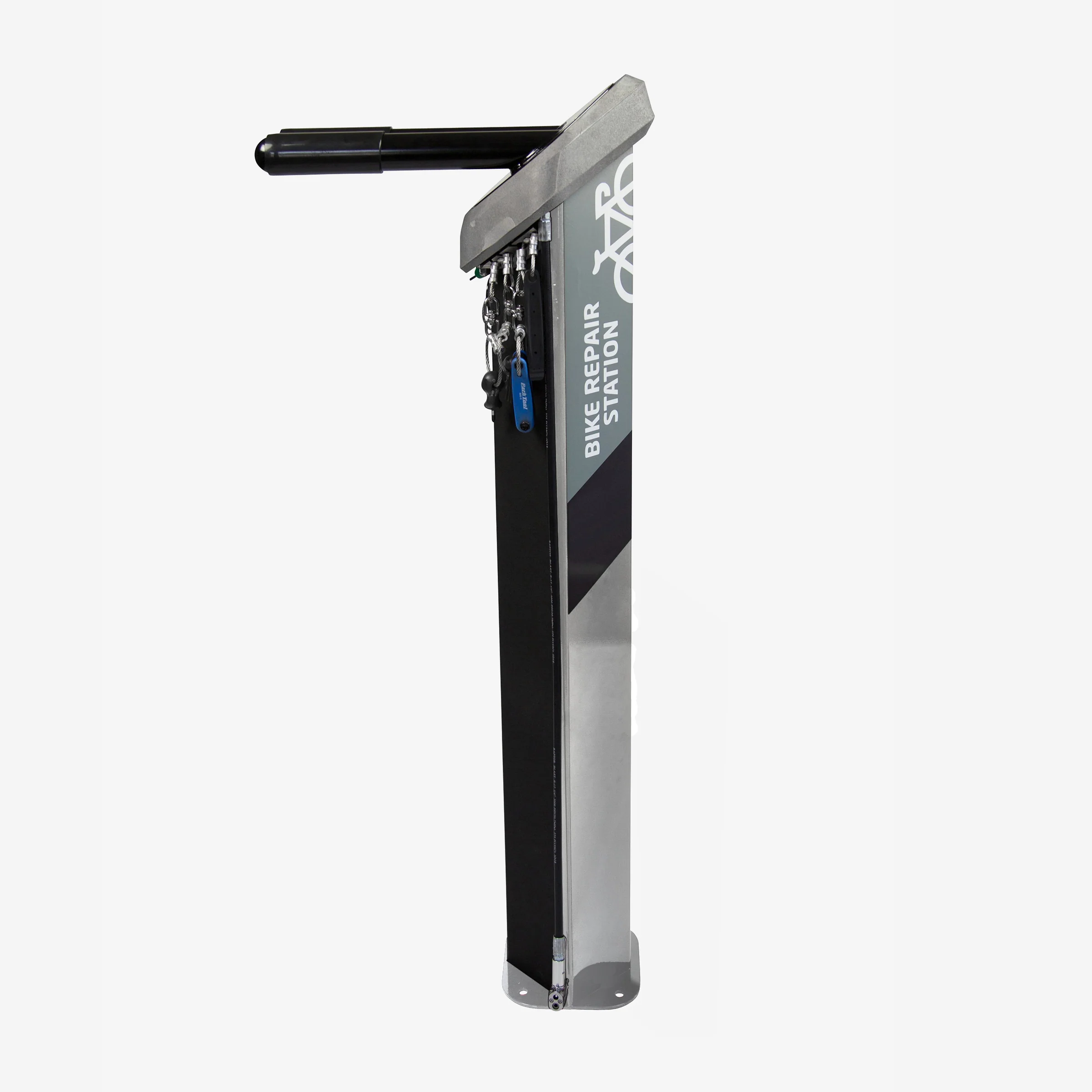 DELUXE PUBLIC WORK STAND, STAINLESS STEEL