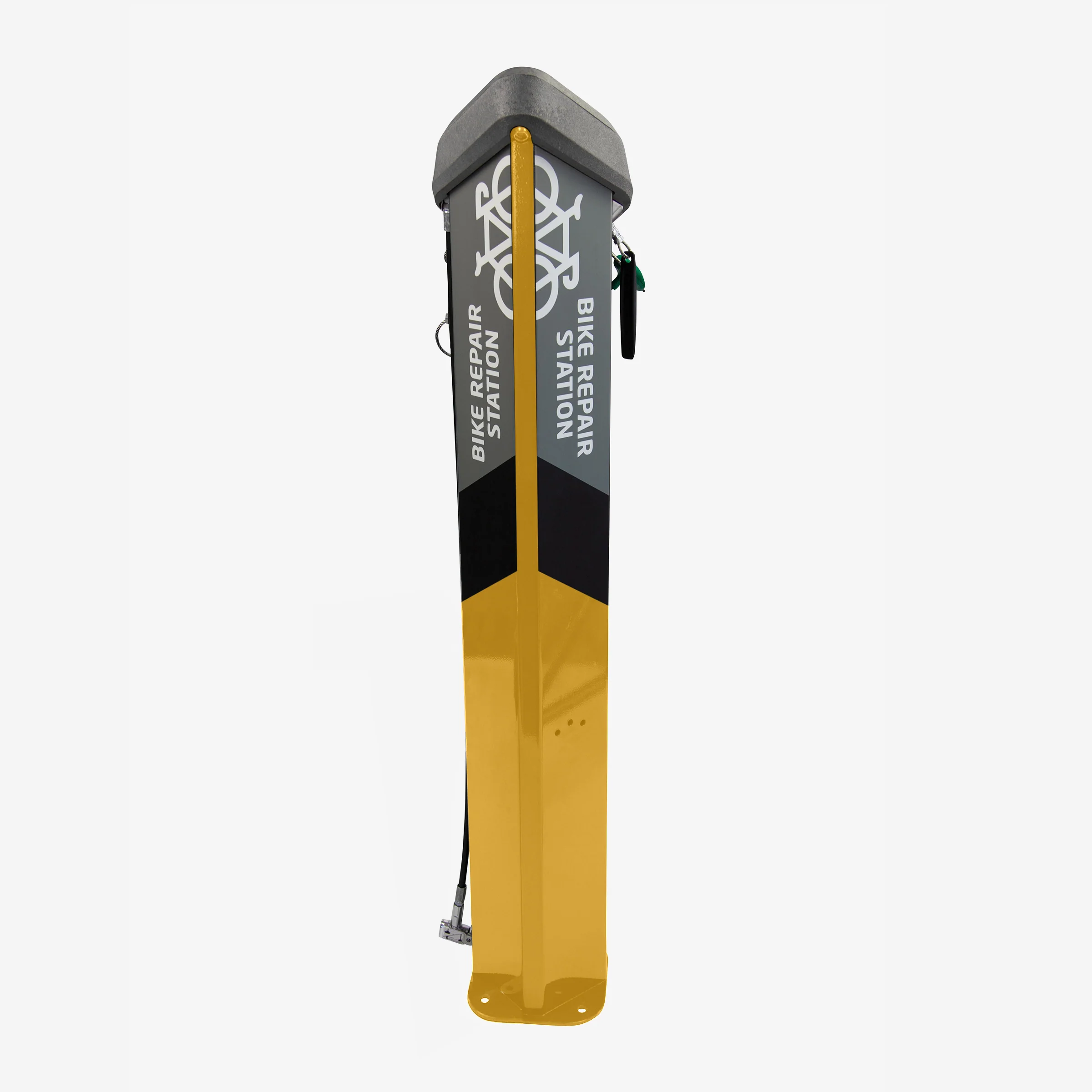 DELUXE PUBLIC WORK STAND, YELLOW
