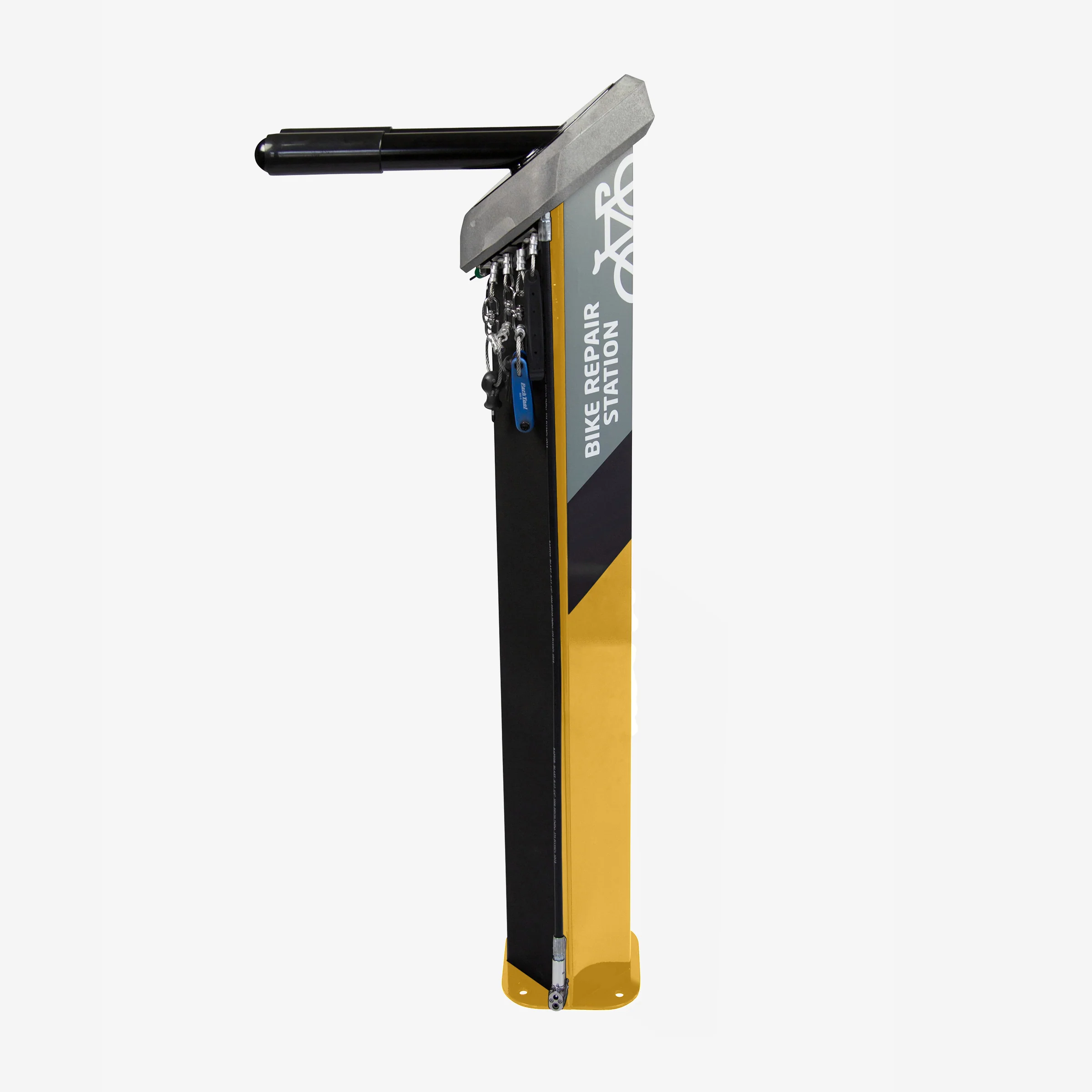 DELUXE PUBLIC WORK STAND, YELLOW