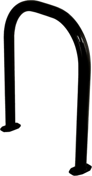 2.375" Bike Dock, Flange Mount, BLACK PC