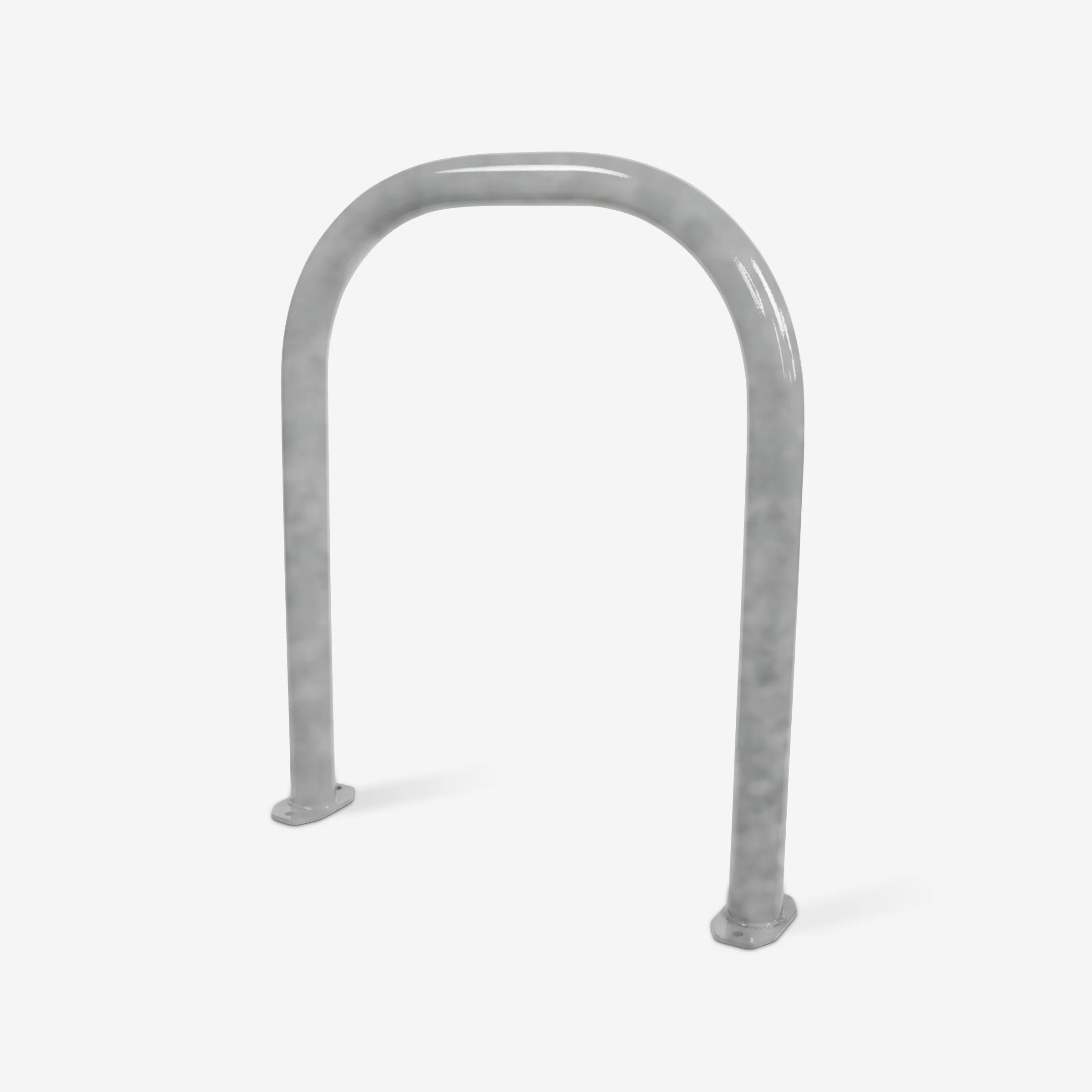 1.66" Bike Dock,Flange Mount, Galvanized