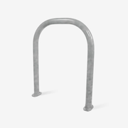 2.375" Bike Dock, Flange Mount, Galvanized