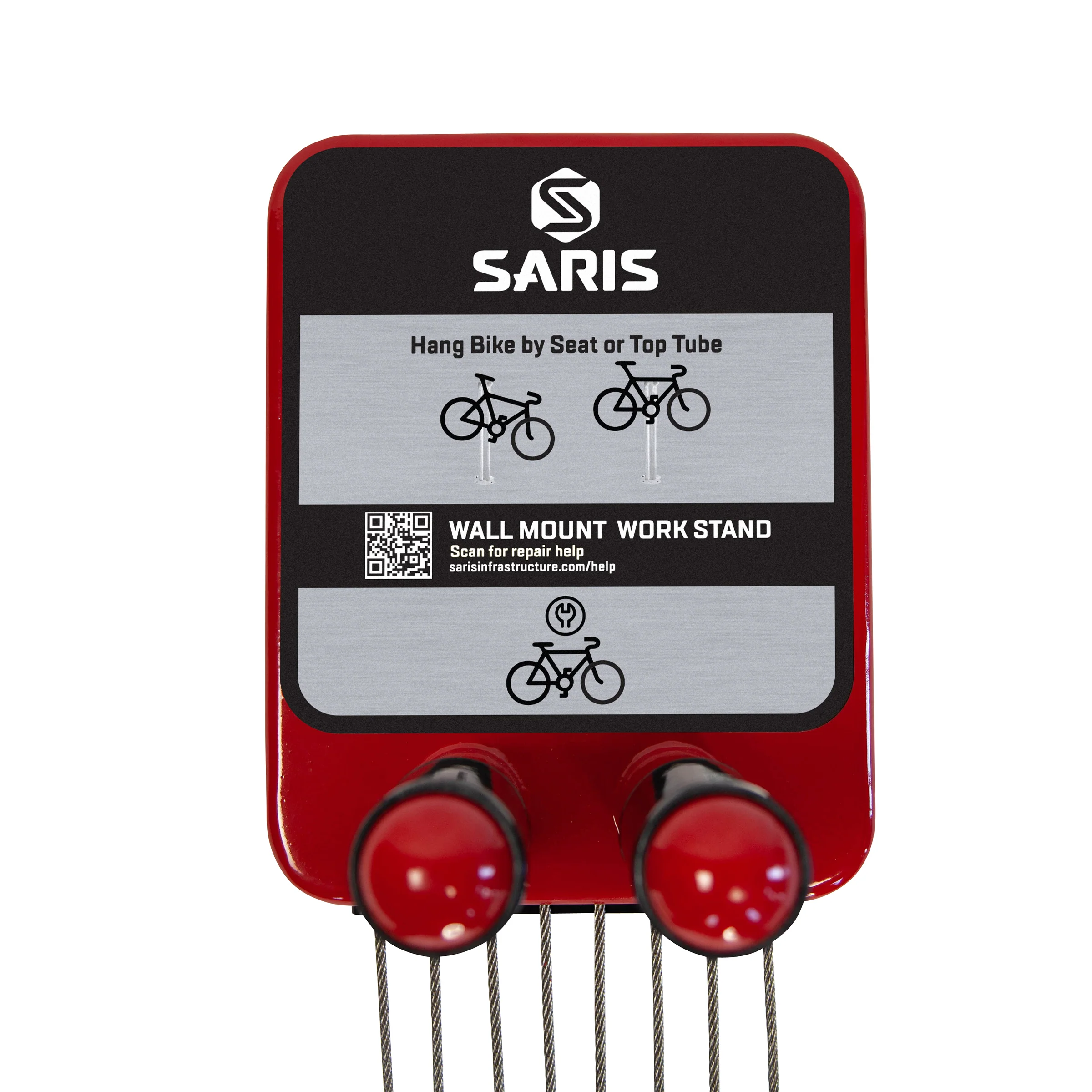 WALL MOUNT WORK STAND, RED
