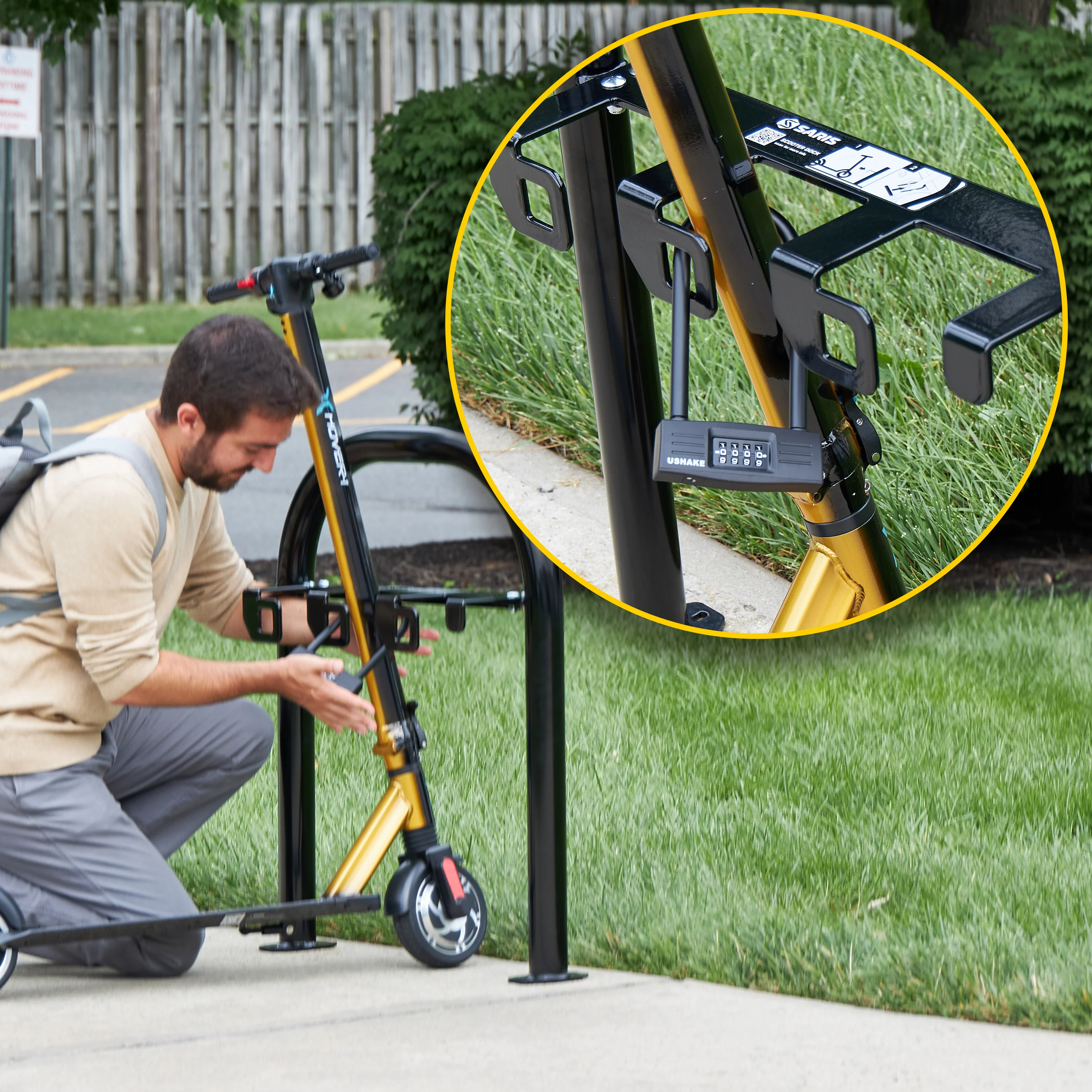 SCOOTER DOCK, BLACK PC