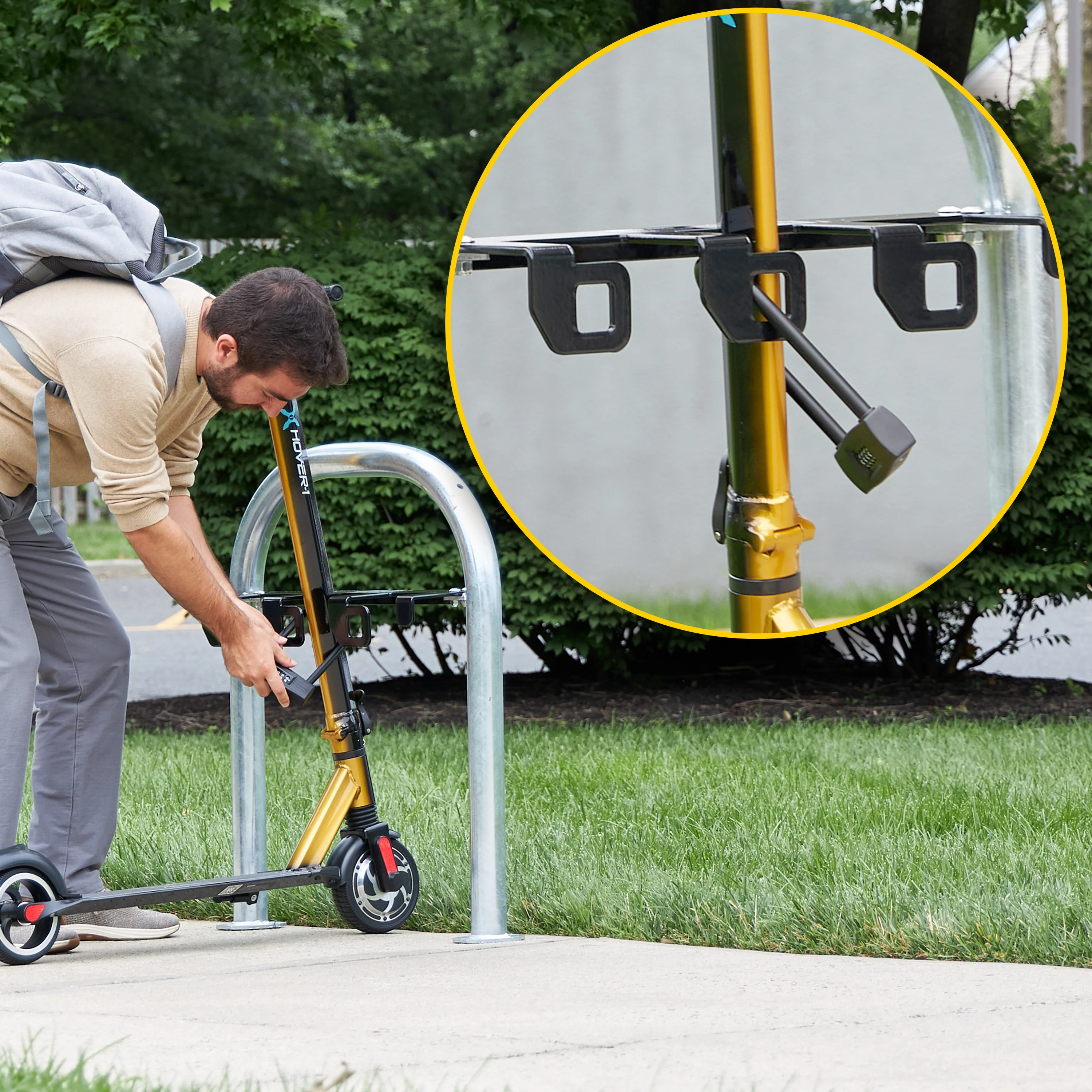 SCOOTER DOCK, Galvanized