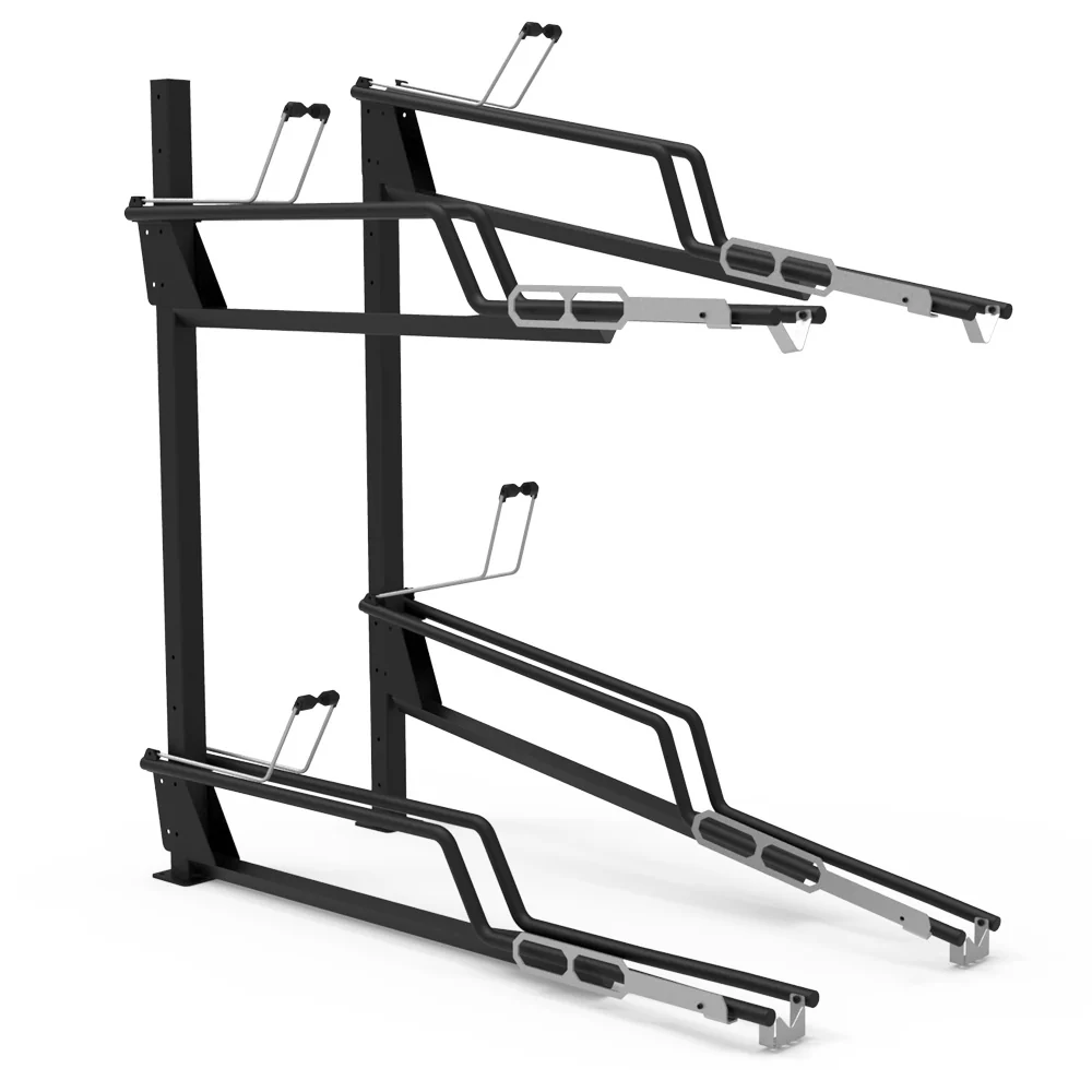 TWIN-TIER, 2-BIKE, BLACK