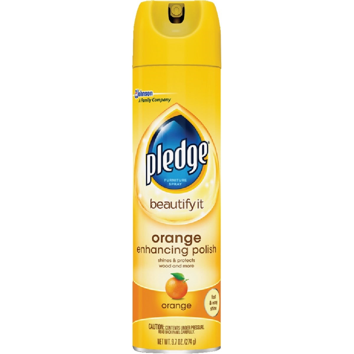 2667 Pledge 9.7 Oz. Orange Furniture Polish