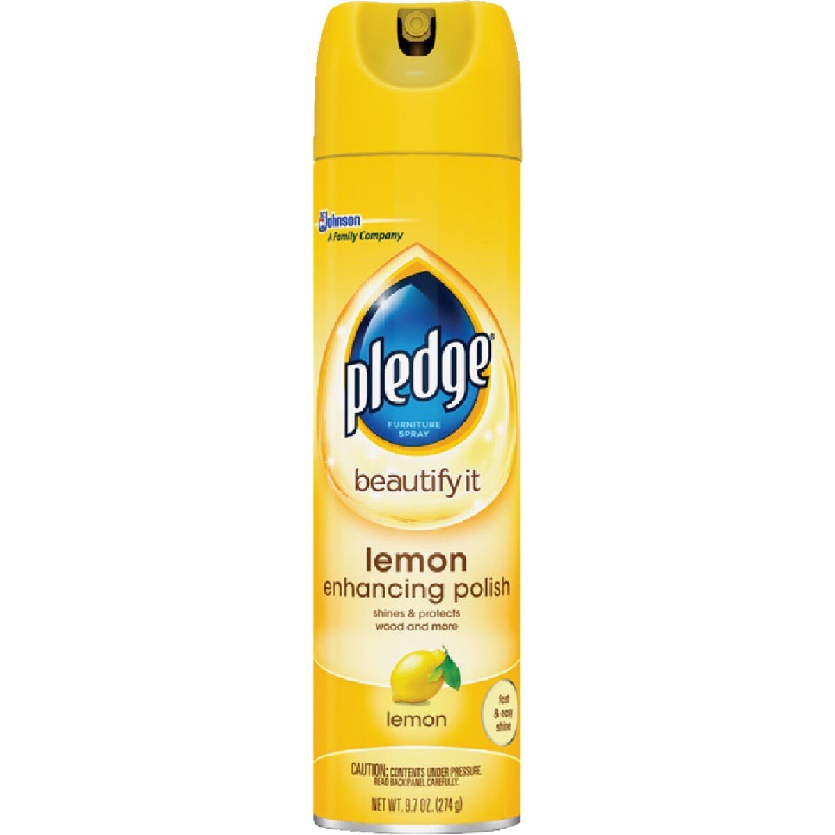 73809 Pledge 9.7 Oz. Lemon Furniture Polish
