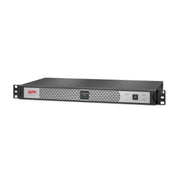 APC - Smart-UPS, Line Interactive, 500VA, Lithium-ion, Rackmount 1U, 120V, 4x NEMA 5-15R Outlets, Short Depth - 1U - Black,Silver