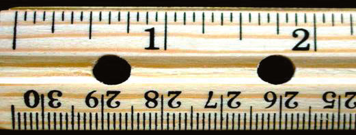 United Scientific® Ruler, Center Groove, 12"