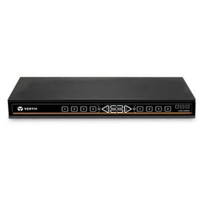 VERTIV Cybex SCM145DPH KVM Switchbox - 4 Computer(s) - 2 Local User(s) - 3840 X 2160 - 11 X USB - USB 2.0 - 6 X DVI - Desktop - TAA Compliant
