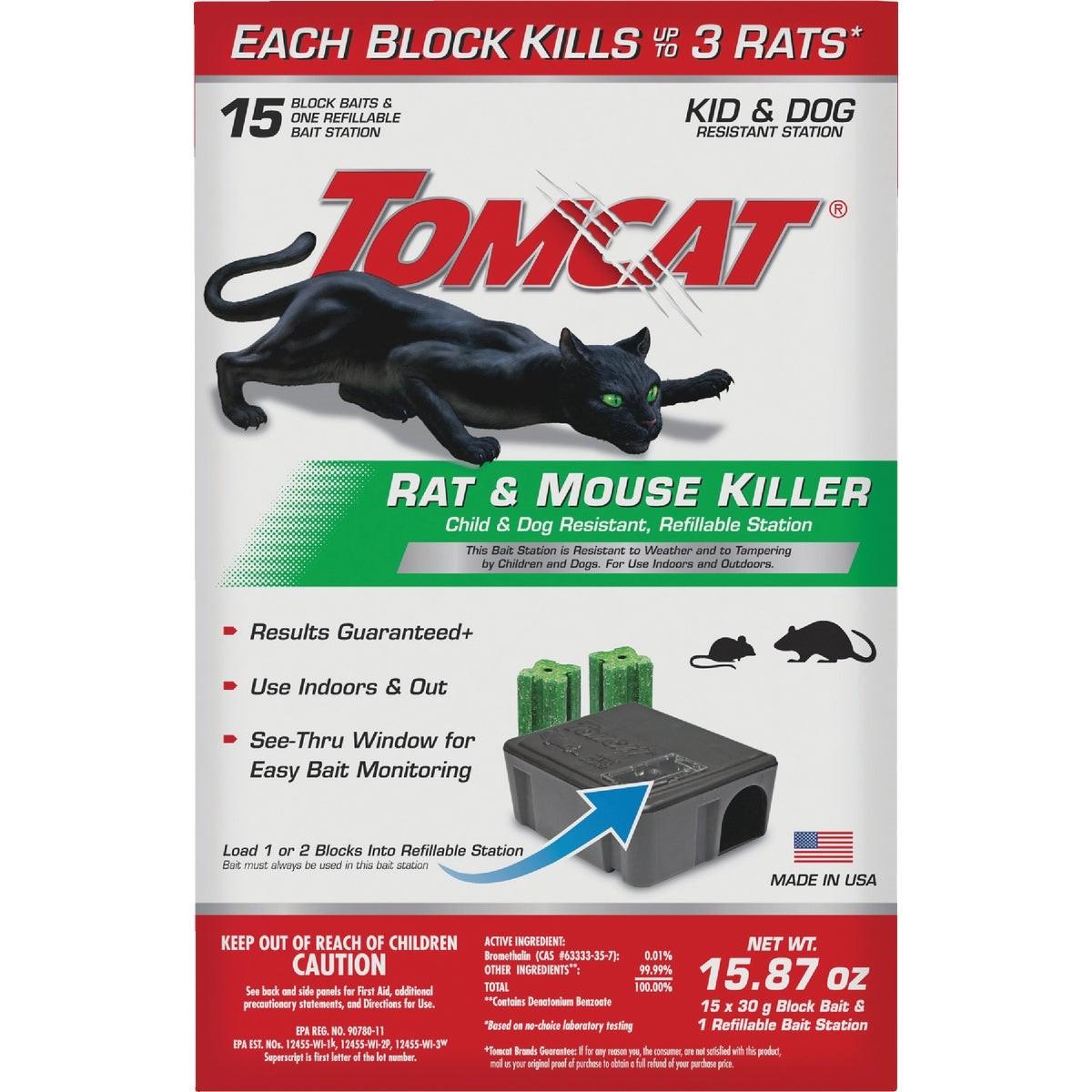 Tomcat Rat Killer II Refillable Rat Bait Station (15-Refill)
