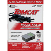 Tomcat Mouse Killer II Disposable Mouse Bait Station (4-Pack)