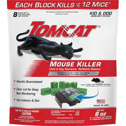 Tomcat Mouse Killer I Refillable Mouse Bait Station (8-Refill)