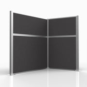 Officeflex Corner (L-Shape) 6x4 Stone Silver Frame