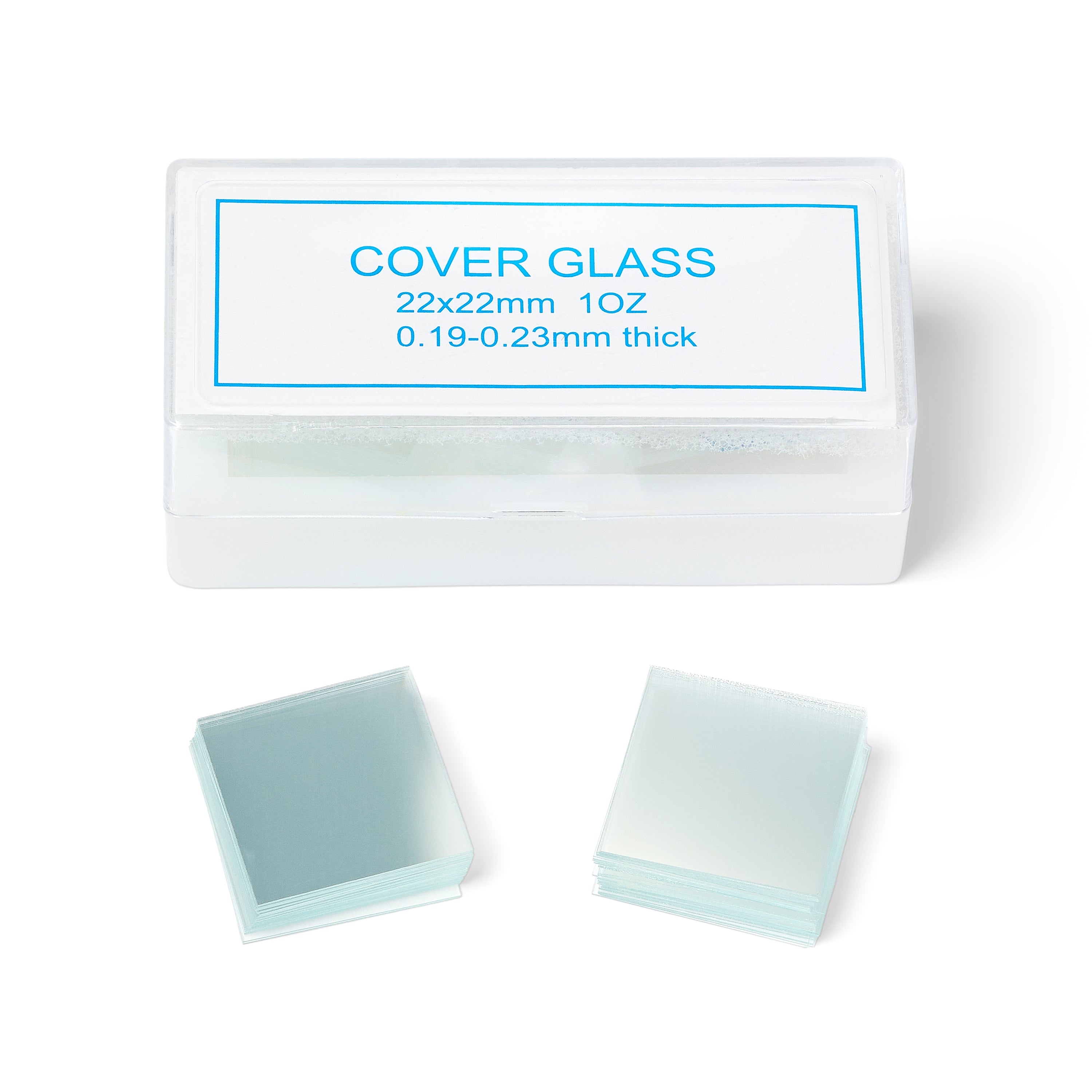 United Scientific® Glass Coverslips, 22mm X 22mm, 1Oz., #2