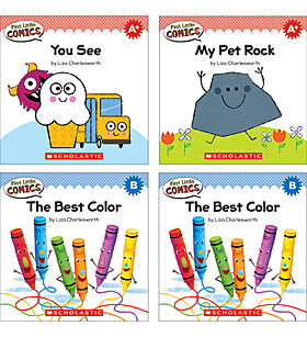 First Little Comics: Guided Reading Levels A & B (Multiple-Copy Set)