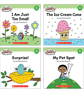 First Little Comics: Guided Reading Levels C & D (Multiple-Copy Set)