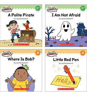 First Little Comics: Guided Reading Levels C & D (Multiple-Copy Set)
