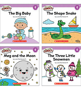 First Little Comics: Guided Reading Levels E & F (Multiple-Copy Set)