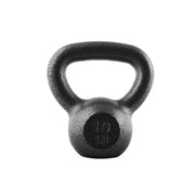CAP 10 lb Hammertone Cast Iron Kettlebell, Black