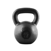 CAP 45 lb Hammertone Cast Iron Kettlebell, Black