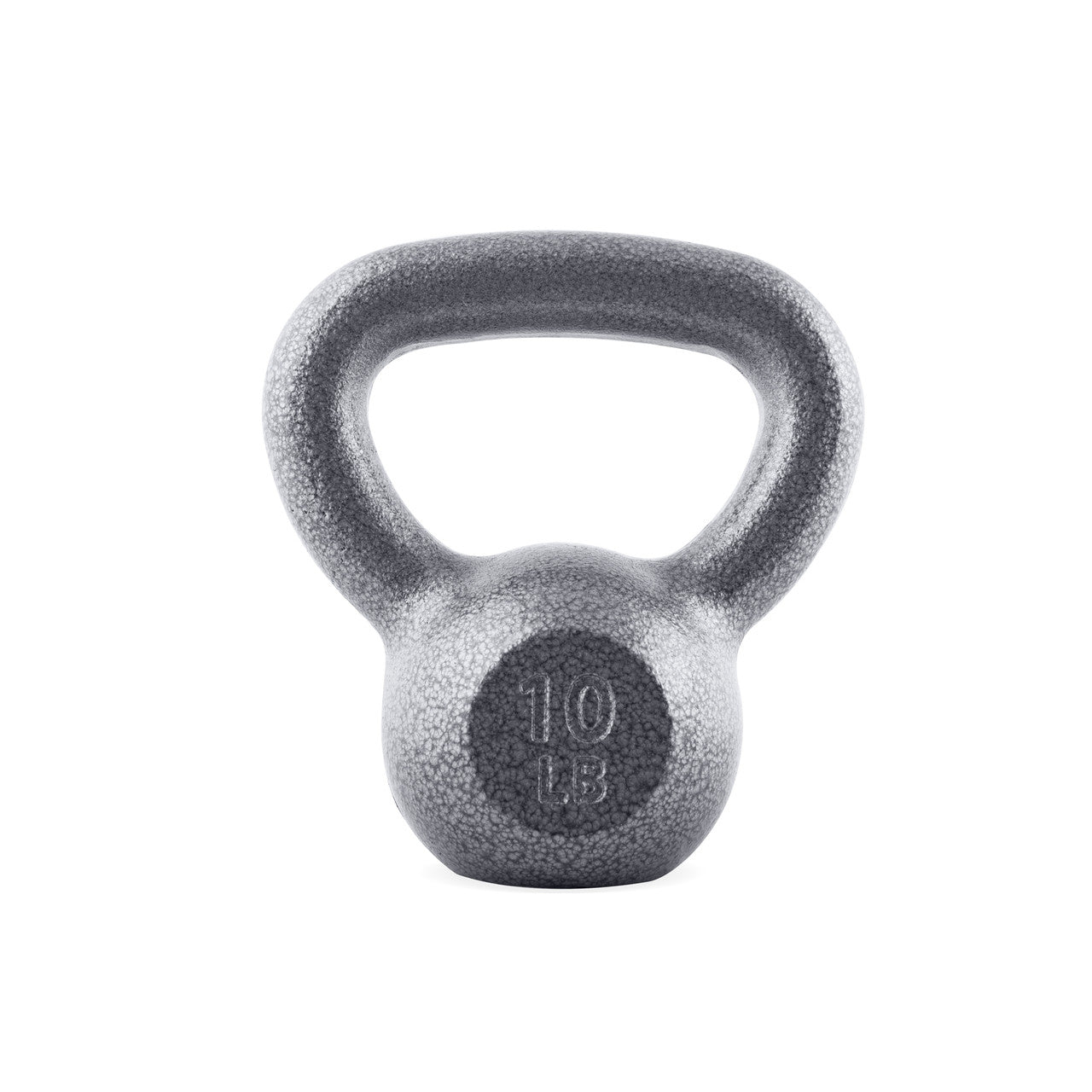CAP 10 lb Hammertone Cast Iron Kettlebell, Gray