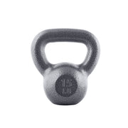 CAP 15 lb Hammertone Cast Iron Kettlebell, Gray