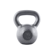 CAP 30 lb Hammertone Cast Iron Kettlebell, Gray