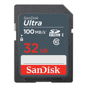 SanDisk  SD Ultra 32GB 100MBs SDHC C10 Card