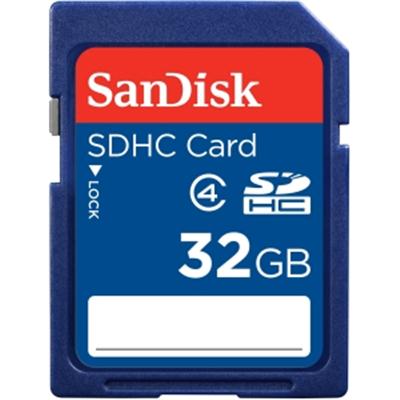 Sandisk 32GB Secure Digital Memory Card.   Class 4