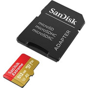 SanDisk - Extreme 512 GB UHS-I MicroSD - 160 MB/s Read - 90 MB/s Write - Lifetime Warranty