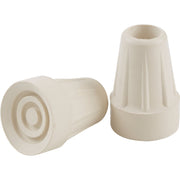 Rubber Off-White 3/4 In. Crutch Tip,(2-Pack)