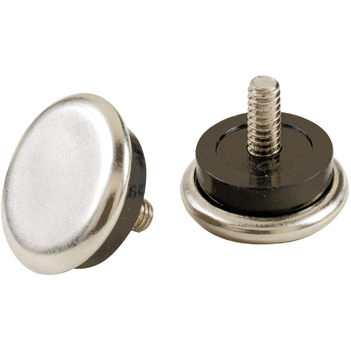 Leveling Nickel 1-1/16 In. Adjustable Furniture Glide,(4-Pack)