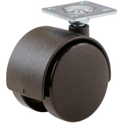 1-5/8 In. Twin Wheel Plate Caster (2-Pack)