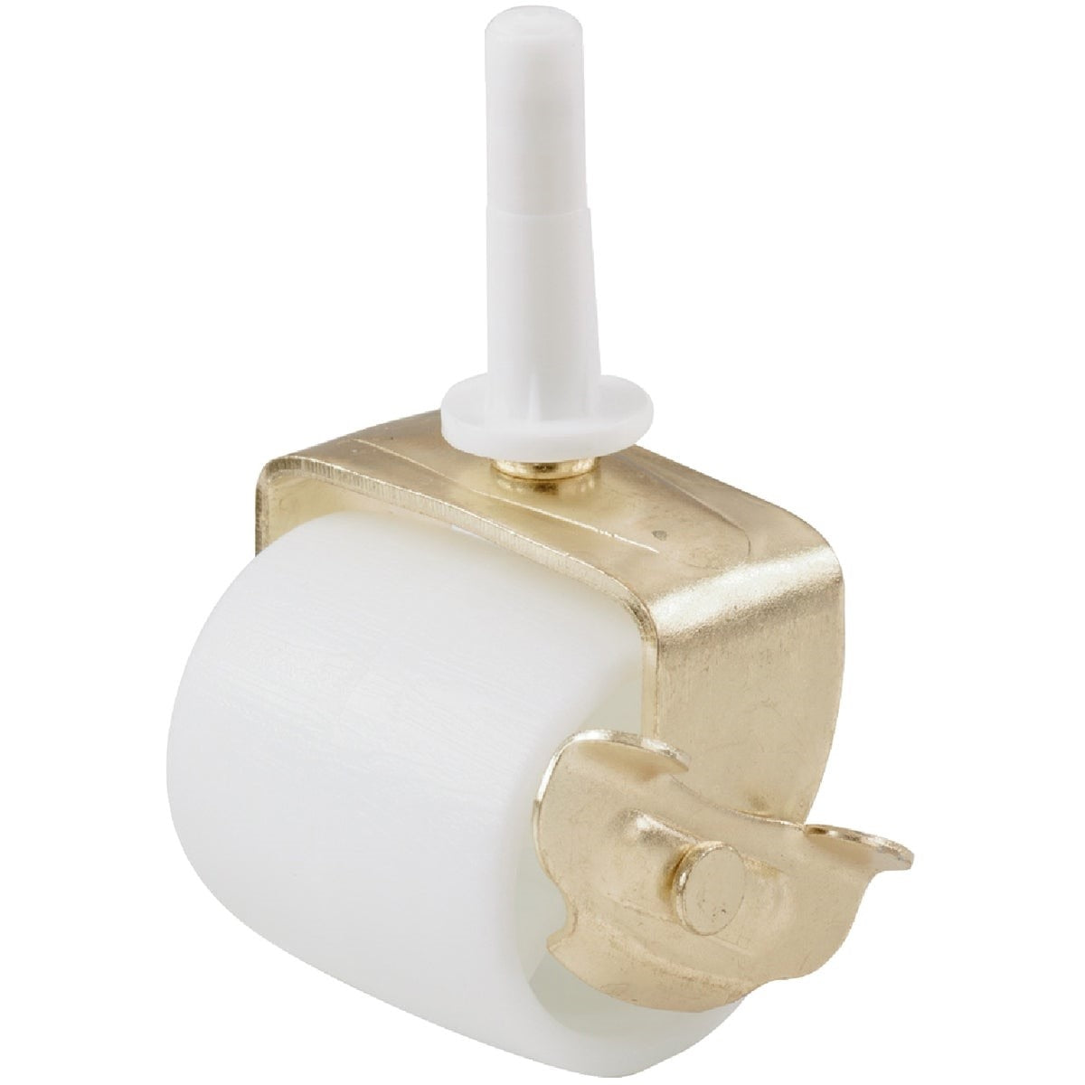 2-1/8 In. Plastic Bed Stem Caster with Brake (2-Pack)