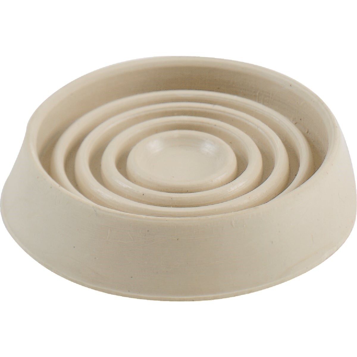 1-1/2 In. Inner Diameter Round Almond Furniture Leg Cup,(4-Pack)