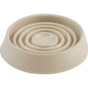 1-1/2 In. Inner Diameter Round Almond Furniture Leg Cup,(4-Pack)