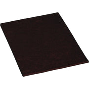 4-1/4 In. x 6 In. Brown Self Adhesive Felt Pads,3mm thick (2-Pack)