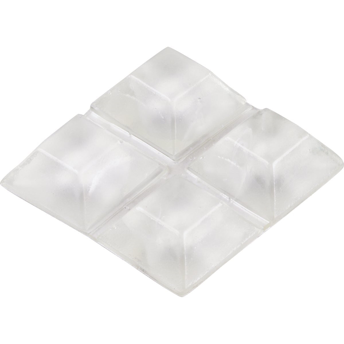 3/4 In. Square Opaque Furniture Bumpers,(12-Count)