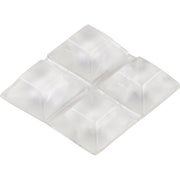 3/4 In. Square Opaque Furniture Bumpers,(12-Count)