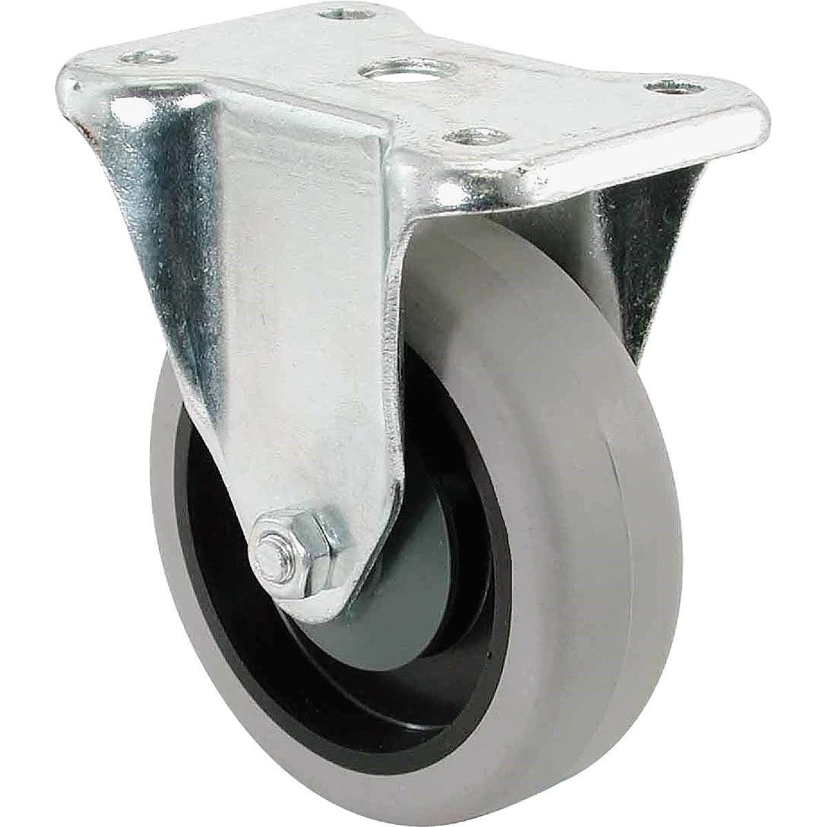 Shepherd 4 In. Thermoplastic Rigid Plate Caster