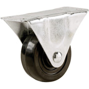 Shepherd 5 In. General-Duty Rubber Rigid Plate Caster