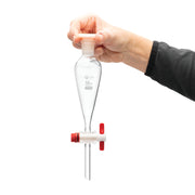 United Scientific® Glass Separatory Funnel, 50 mL, Pk/2, comes with 2