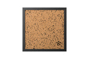 MasterVision Black & Natural Cork Bulletin Board 18x18" Black Frame