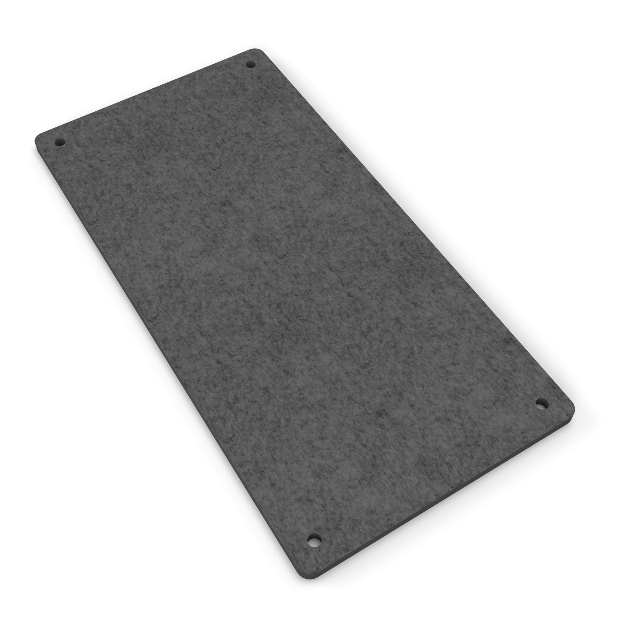 Haven Acoustic Wall Panel, PET Dark Gray 4' x 2' x 0.75"